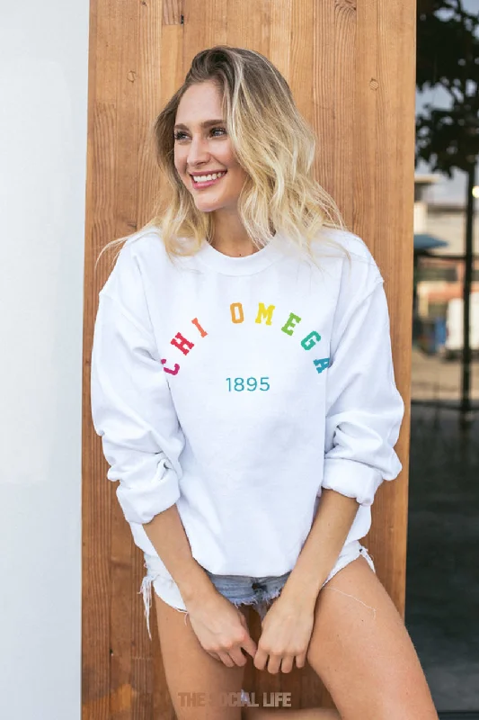 Chi Omega Team Pride Crewneck