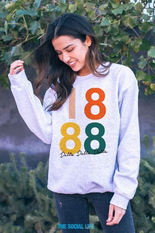 Delta Delta Delta Big Year Crewneck