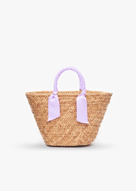 Elle Ribbon Straw Tote