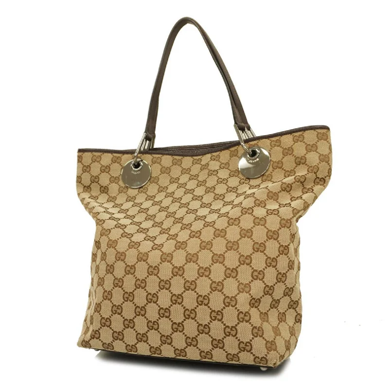 Gucci Gg Canvas  Canvas Tote Bag (Pre-Owned)