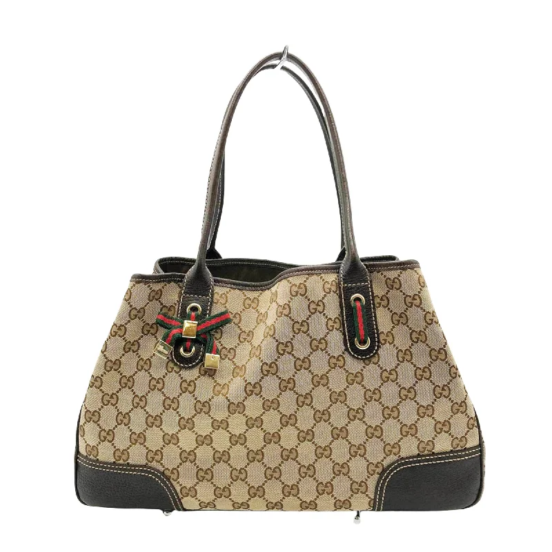 Gucci Gg Canvas  Canvas Tote Bag (Pre-Owned)