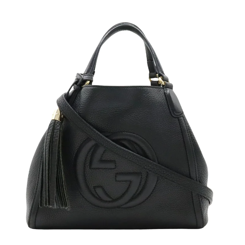 Gucci Soho  Leather Tote Bag (Pre-Owned)