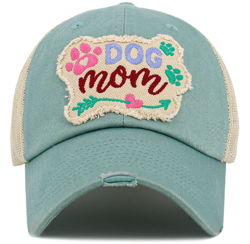 KBV1591 Dog Mom Meshback Baseball Cap