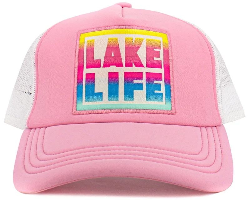 KBV1595 Lake Life Meshback Trucker Cap