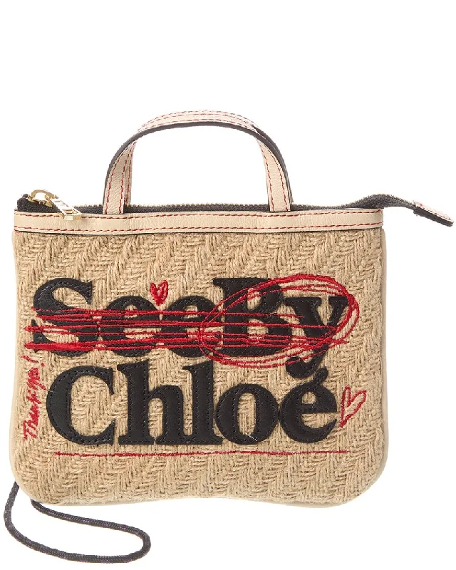 See by Chloé Logo Jute Crossbody