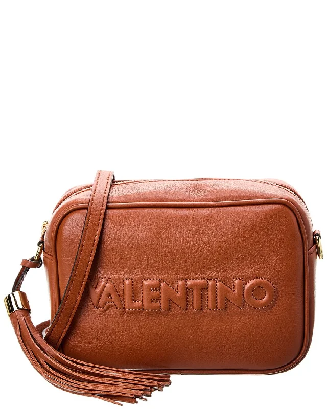 Valentino by Mario Valentino Mia Embossed Leather Crossbody