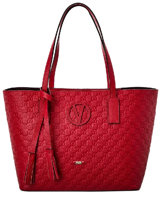 Valentino by Mario Valentino Soho Medallion Leather Tote