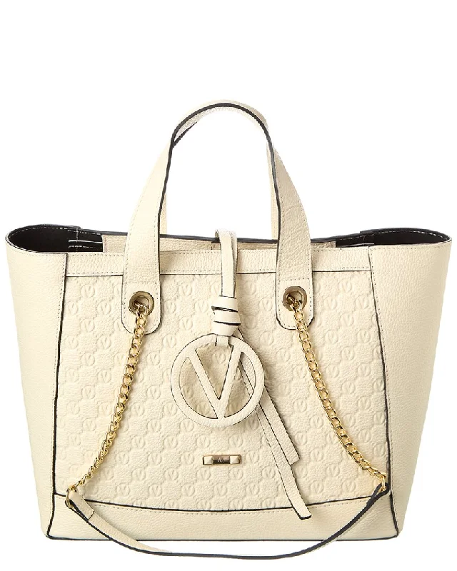 Valentino by Mario Valentino Sophie Medallion Leather Tote