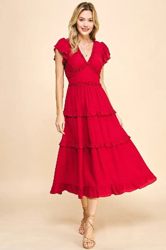 Donna Ruffled Dress