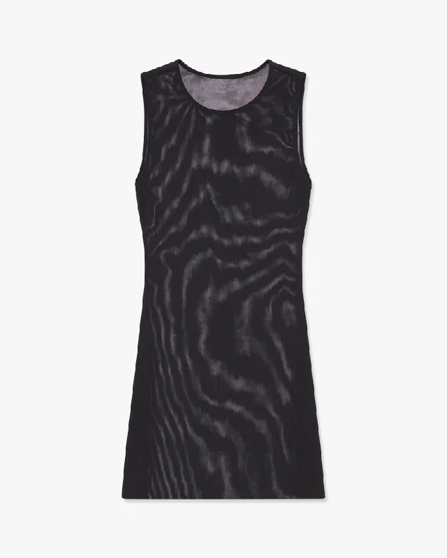 Knit Muscle Dress | Black