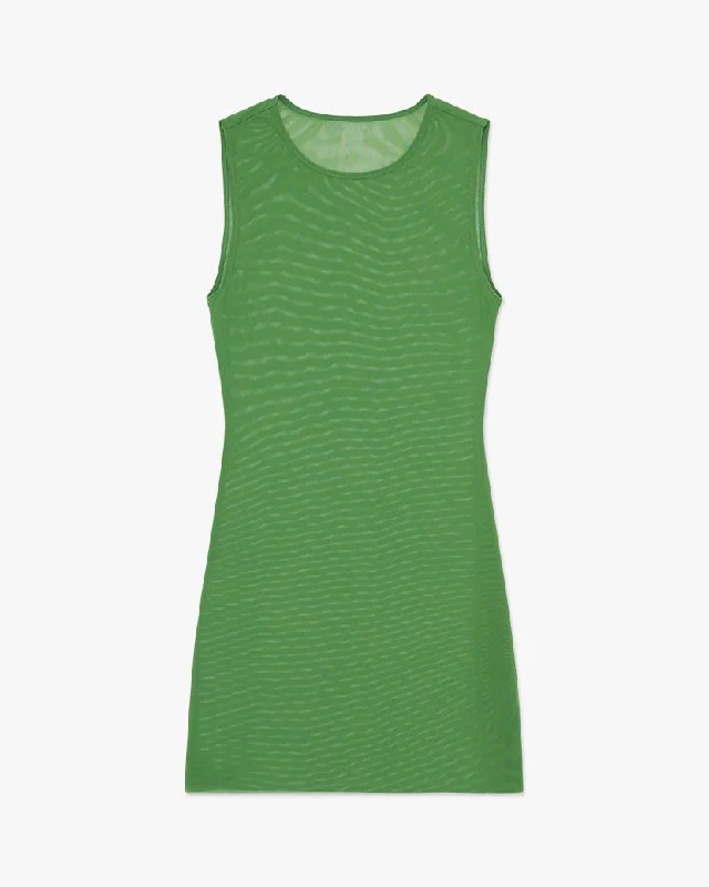 Knit Muscle Dress | Palm Green